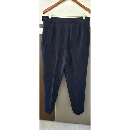 Burberry Trousers Wool in Blue