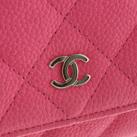 Chanel "Portefeuille op Chain" in Roze