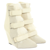 Isabel Marant Stiefeletten aus Leder in Creme