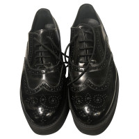 Hogan Lace-up shoes Patent leather in Black