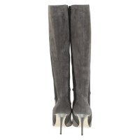 Jimmy Choo Bottes en Daim en Gris