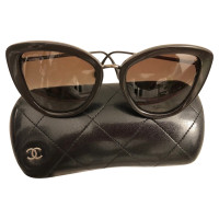 Chanel Lunettes de soleil en Marron