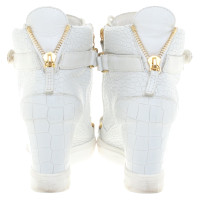 Giuseppe Zanotti chaussures de sport Plateau en blanc