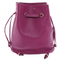 Lancel Shopper Leather in Fuchsia