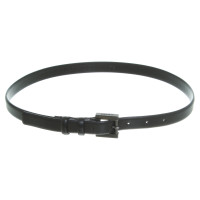 Jil Sander Black leather belt