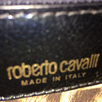 Roberto Cavalli Lederen tas met olie laagje
