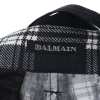 Balmain trousers with checked pattern
