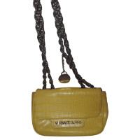 Versace Clutch Bag Leather in Yellow