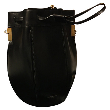 Saint Laurent Talitha Bucket Bag en Cuir en Noir