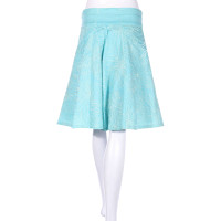Karen Millen Skirt Cotton in Blue