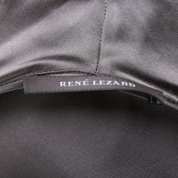 René Lezard Oberteil aus Seide in Grau
