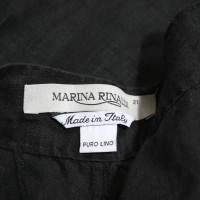 Marina Rinaldi Paire de Pantalon en Lin en Noir