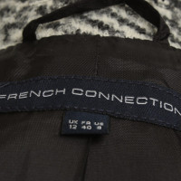 French Connection Jacket in black / white