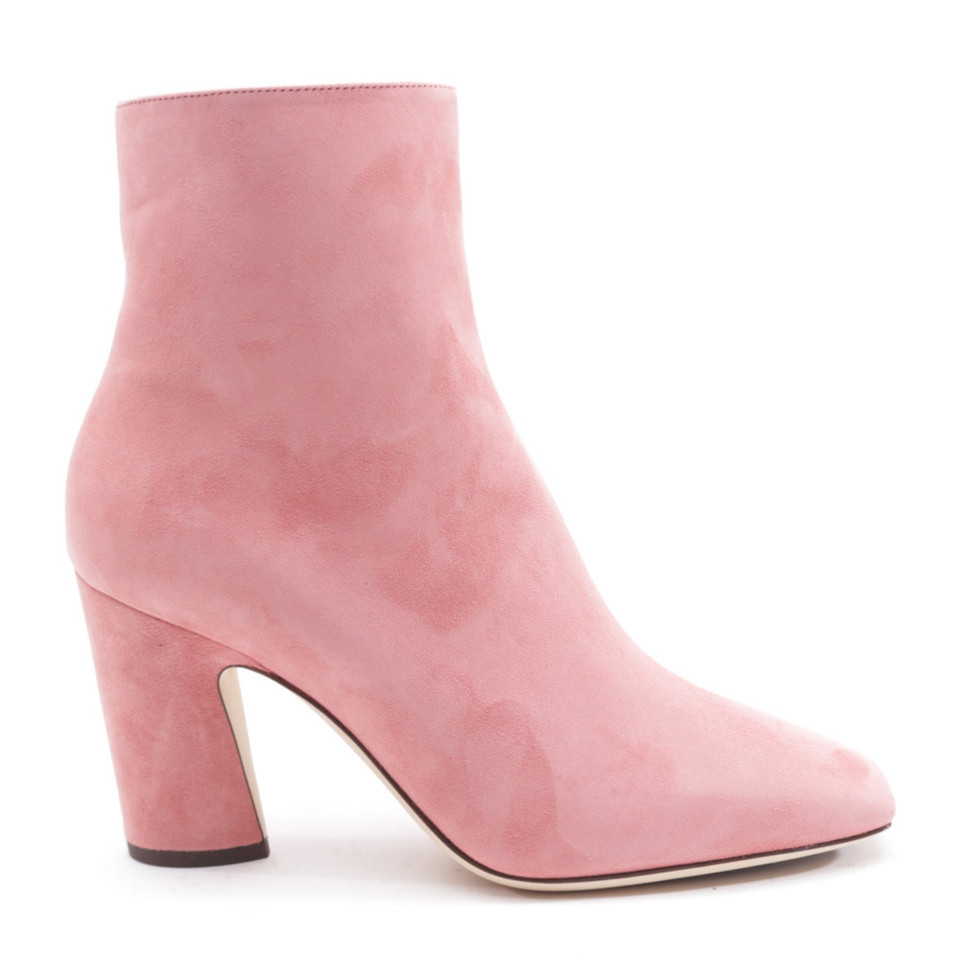 Jimmy Choo Bottines en Cuir en Rose/pink