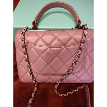 Chanel Trendy Top Handel Leather in Pink