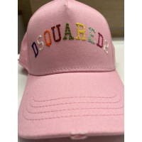 Dsquared2 Hut/Mütze aus Baumwolle in Rosa / Pink