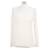 Reiss Lace top in white