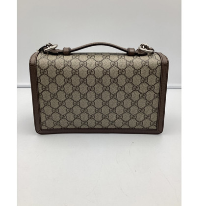 Gucci Dionysus Top Handle Bag Leer in Bruin