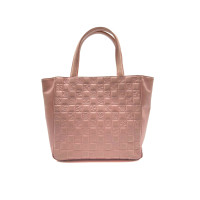 Chanel Shopping Tote aus Leder in Rosa / Pink