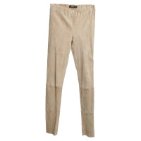 Arma Lamb lederen broek in beige