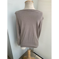 Repeat Cashmere Knitwear Cotton in Beige