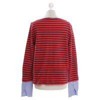 J. Crew top in blue / red