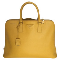 Prada Tote bag Leather in Yellow