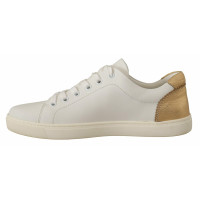 Dolce & Gabbana Sneaker in Pelle in Bianco