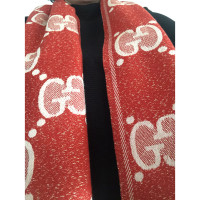 Gucci Scarf/Shawl Wool in Red