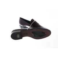 Agl Slippers/Ballerinas Patent leather in Brown