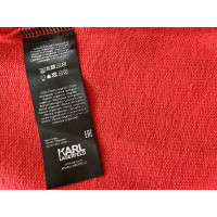 Karl Lagerfeld Rock aus Baumwolle in Rot