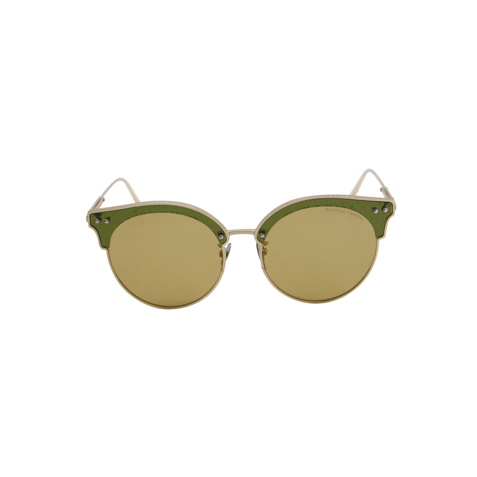 Bottega Veneta Lunettes de soleil en Doré