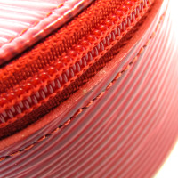 Louis Vuitton Schmuck-Set aus Leder in Rot