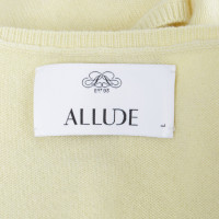 Allude Top in cashmere giallo