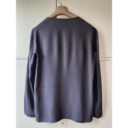 Brunello Cucinelli Vest Silk in Grey