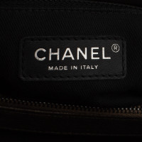Chanel City Rock Flap Bag aus Leder in Grau