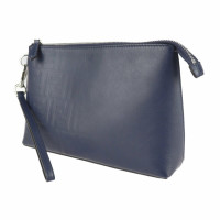 Fendi Clutch Bag Leather in Blue
