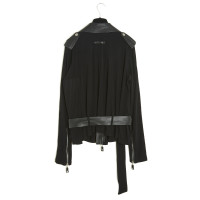 Jean Paul Gaultier Jacket/Coat Viscose in Black