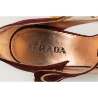 Prada Sandals Leather in Red