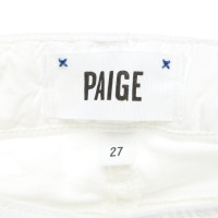 Paige Jeans Jeans aus Baumwolle in Weiß