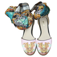 Just Cavalli Slipper/Ballerinas aus Canvas