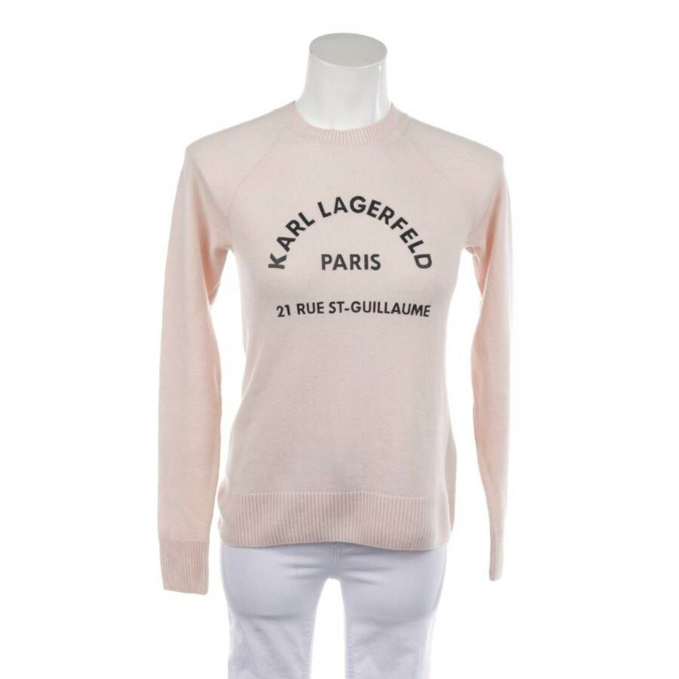Karl Lagerfeld Top en Coton en Rose/pink