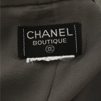 Chanel Zijde broek in grijs