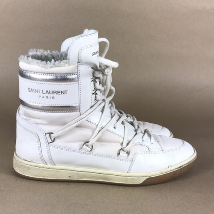 Saint Laurent Bottines en Blanc