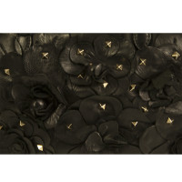 Valentino Garavani Atelier Rose Shopper Leather in Black