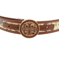 Tory Burch Leather belt with print