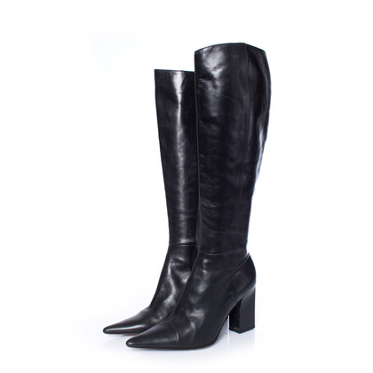 Michel Perry Boots Leather in Black