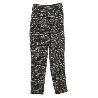 Stella McCartney pantaloni in seta a motivi geometrici