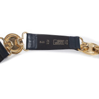 Gianni Versace Belt Leather in Blue