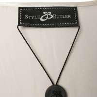 Style Butler Blusa in seta in crema